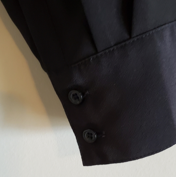 Black J-CREW Top Women Petite Large Blouse NWT - Picture 8 of 16